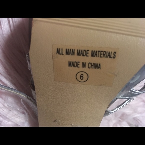 Silver Rhinestone High Heels - Picture 4 of 8